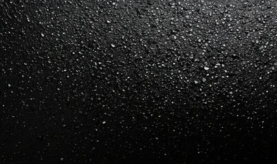 Abstract black grainy background, dark gray white noise texture gradient shape monochrome banner header cover wallpaper design