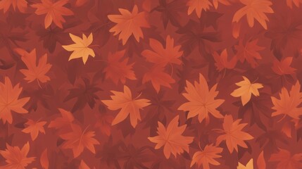Obraz premium Autumnal Leaf Scatter A Warm Fall Background