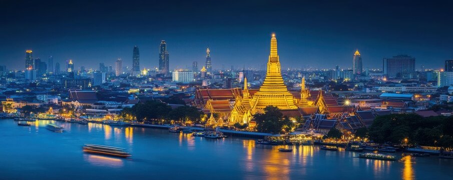 Spectacular Fireworks in Bangkok