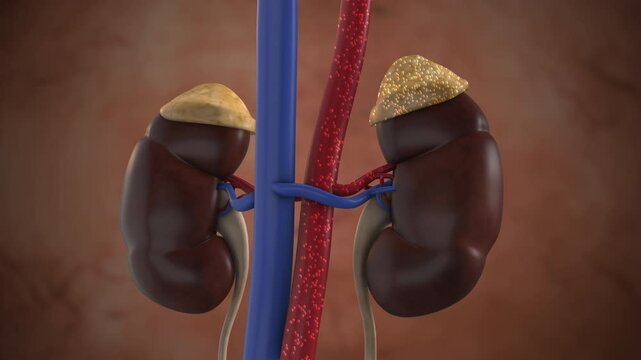 Nicotine Stimulating Hormonal Release in Adrenal Glands