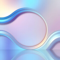 abstract background with waves