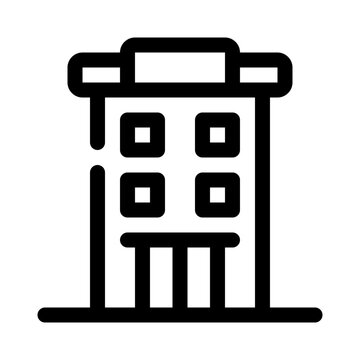 recommend clip art: Hotel line icon