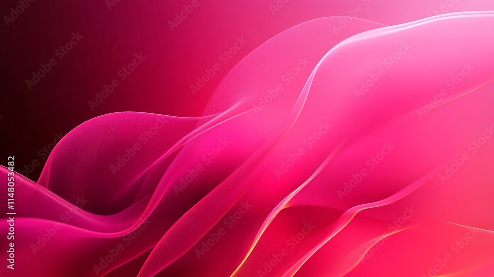 Poster vibrant abstract background with soft pink waves and flowing textures in gradient design