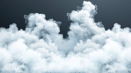 Dramatic Abstract Smoke Clouds  Dark Mystique Background
