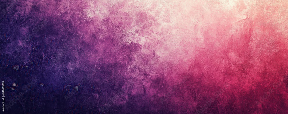 Poster dark violet to pink gradient background with light grain texture and soft edges