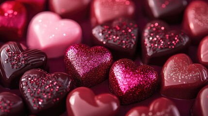 Obraz premium Valentine's Day Themed Background, Generative AI