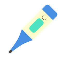 Thermometer illustration from health pack
