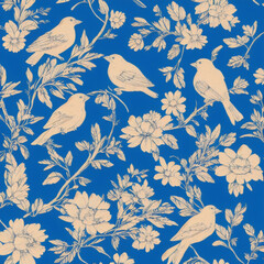 Retro Bird Design with Geometric Shapes
