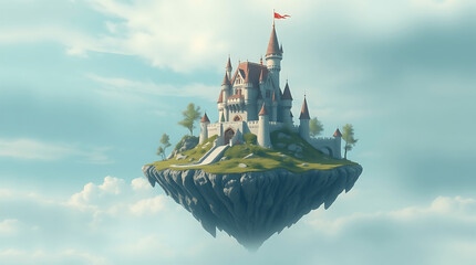 Obraz premium Magical Floating Castile