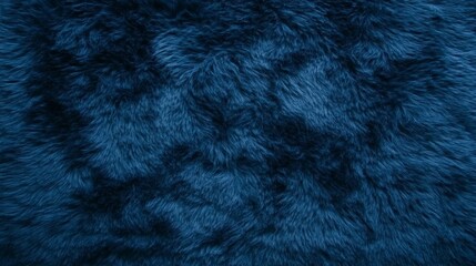 Fototapeta premium Deep Blue Faux Fur Texture Background Image