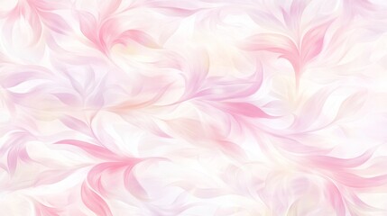 Fototapeta premium Delicate Pink Floral Watercolor Abstract Design