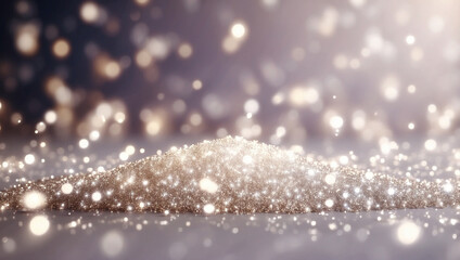 White Glitter Background