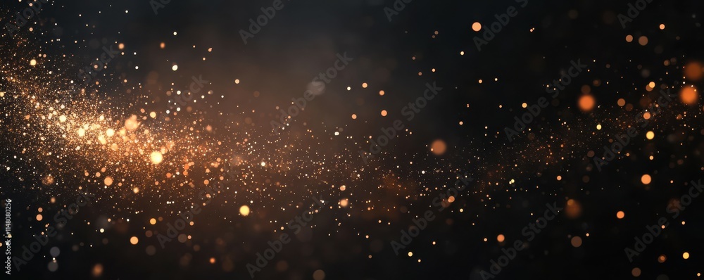 Poster abstract firework background with free space for text