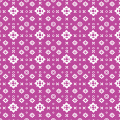 Retro-style snowflake pattern