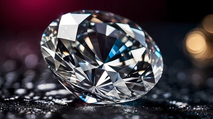shiny crystal on abstract backgrounnd, luxury jewelry stonne on luxury background, luxury diamond, shining diamond