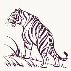 Adobe Illustrator Artwork Tiger Chinese Zodiac 