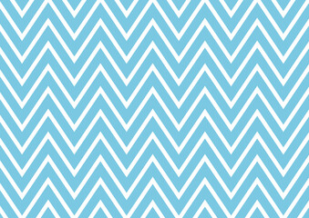 light blue and white zigzag chevron pattern on blue background