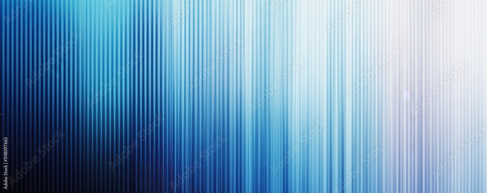 Aufkleber abstract tech lines: blue and white abstract tech lines on a gradient background, futuristic digital
