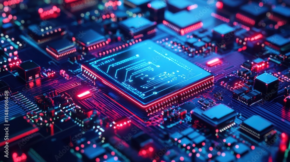 Poster abstract technology background with global network connection and internet of things concept