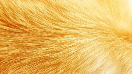 Fototapeta premium Golden Fur Texture Soft, Smooth, and Luxurious Animal Hair