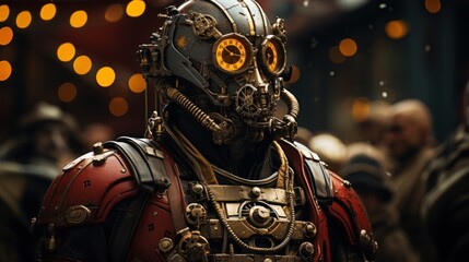 Steampunk Automaton: A Clockwork Guardian