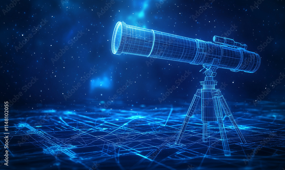 Poster exploring stem education through interactive telescope technology for science and engineering enthus