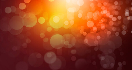 abstract bokeh background Red and orange