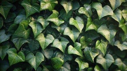 Fototapeta premium Ivy green with leaf. A trail of realistic ivy leaves. Png transparency
