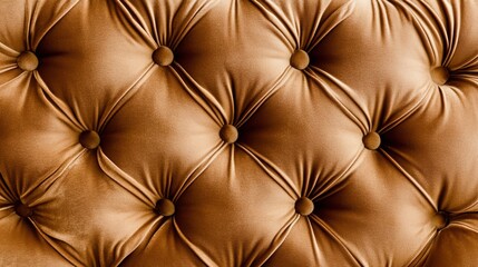 Fototapeta premium Luxurious Golden Velvet Upholstery Texture