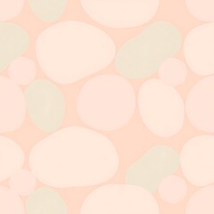 Abstract Organic Shapes Seamless Pattern: Blush Pink and Sage Green Seamless Pattern,  Organic Shapes,  Abstract Background,  Minimalist,  Geometric,  Modern,  Contemporary,  Digital Art.