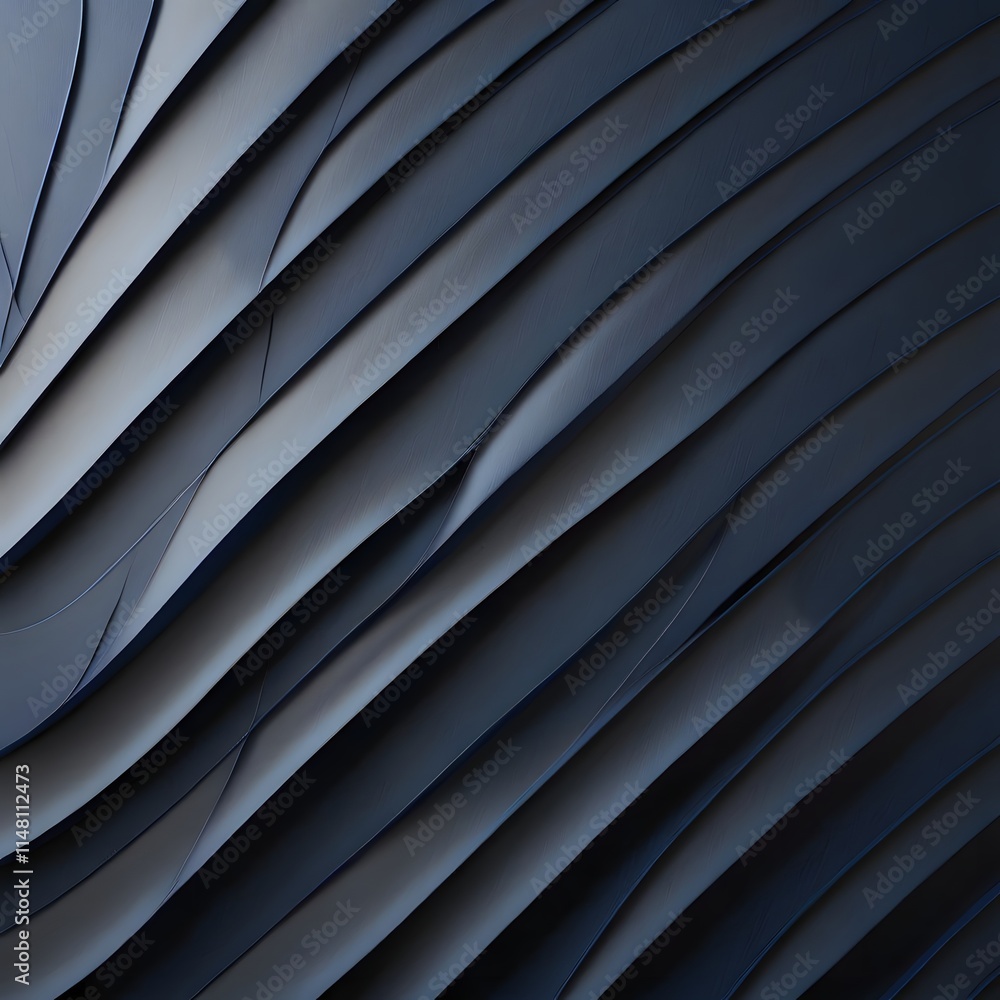Poster abstract dark blue textured surface with dynamic lines