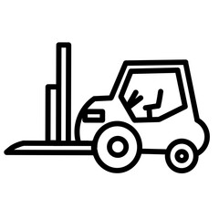 forklift truck icon