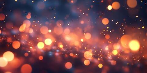 Obraz premium Abstract bokeh background creates a stunning visual experience, enhancing the beauty of any design. This abstract bokeh background brings depth and creativity to your projects with its captivating