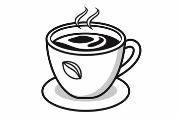 cup of coffee with heart