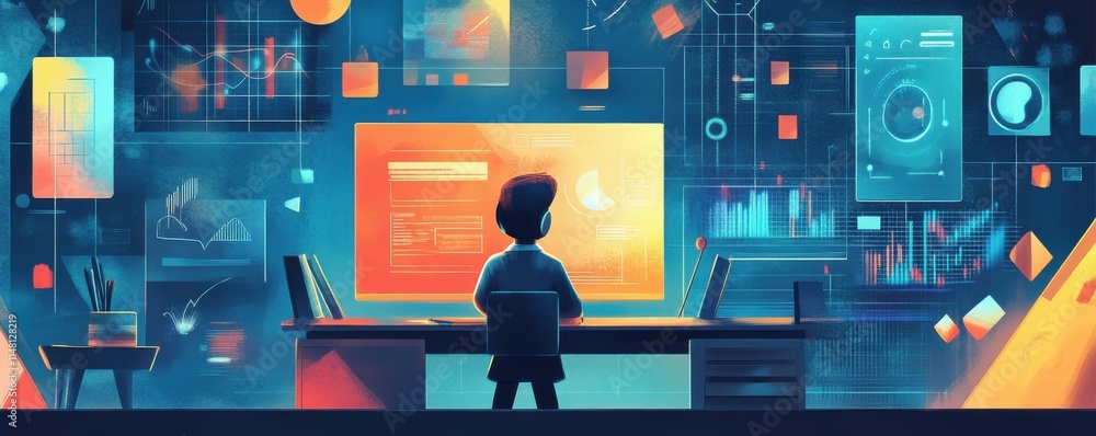 Poster an adaptive learning platform based on ai that reshapes online courses based on a user's progress