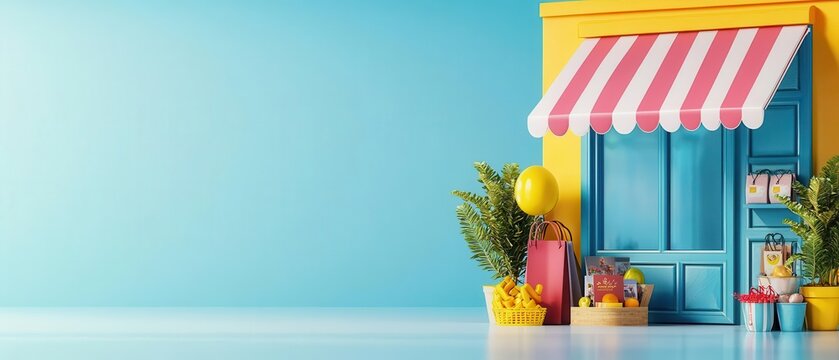 Customer journey optimization, personalized experiences, 3D illustration, retail engagement concept