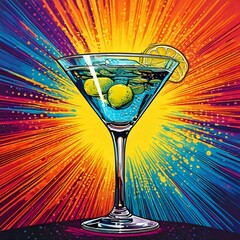 Martini in pop art
