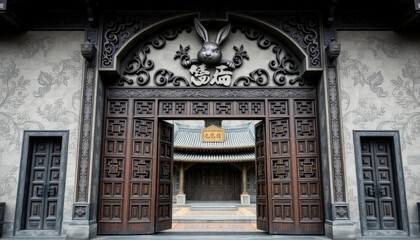 Chinese Gate Temple Architecture - Japan - Gate Of The Temple Of Heaven