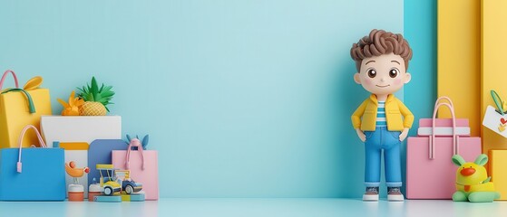 Loyalty programs, customer retention strategies, 3D illustration, brand loyalty concept