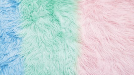 Fototapeta premium Pastel Faux Fur Texture Background Image