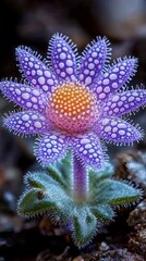 Stunning Purple Flower Macro  Detailed Close up  Nature Photography