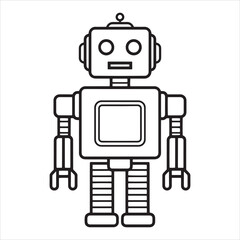 a cartoon of a robot
