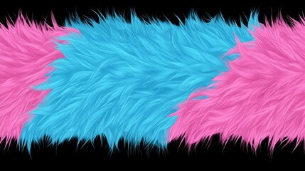 Pastel Pink and Blue Fluffy Texture Background