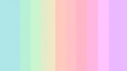 Fototapeta premium Pastel Rainbow Stripes Background, Soft Color Gradient Texture