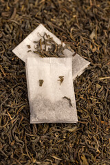 green large-leaf tea made of high-quality leaves and packaged tea