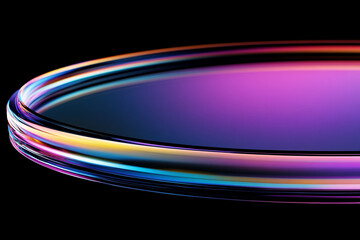 Abstract glass rainbow background