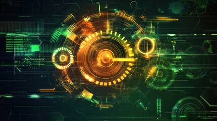 Fototapeta premium abstract technology background