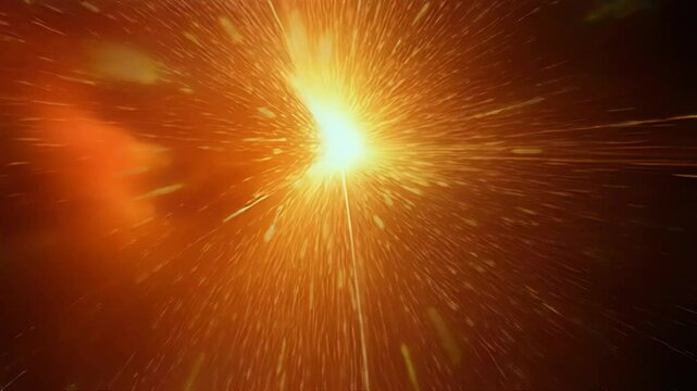 A teter symbolizing the force of the photon blasts a triumphant fanfare to the awe of the audience.