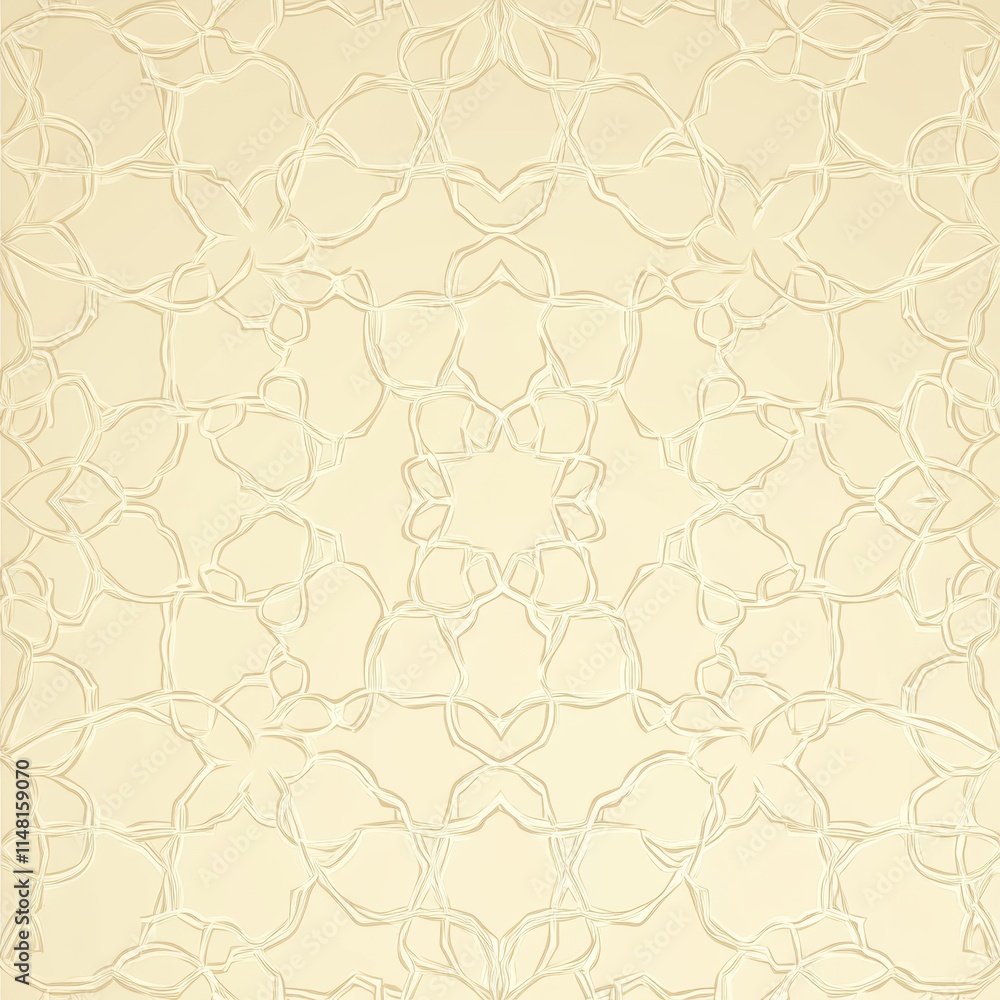 Poster a patterned wall with a white background. the pattern is made up of circles and lines. the circles a