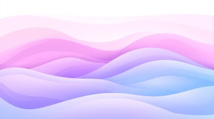 Obraz premium Pastel Wave Abstract Background Design Illustration